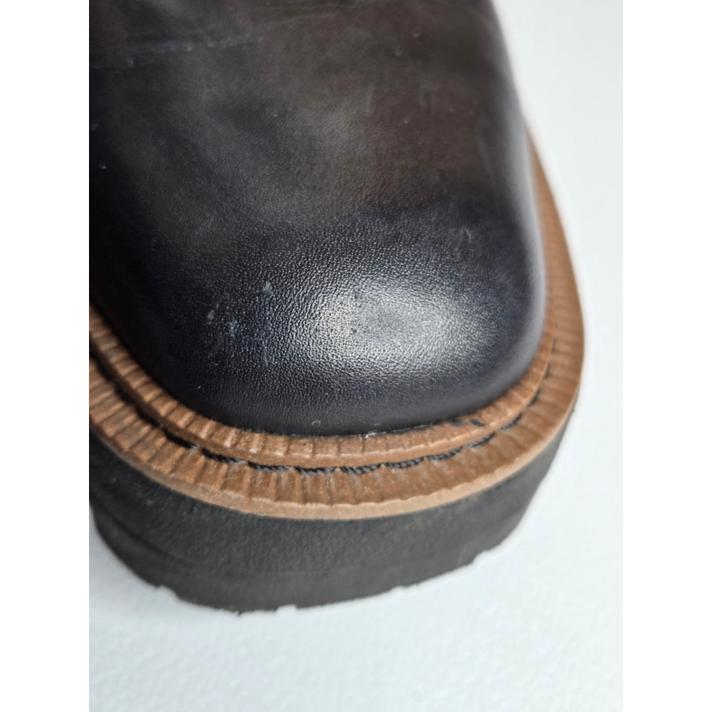 Sam Edelman Laguna Chelsea Black Leather Ankle Boots Sz 9.5 - Picture 13 of 13